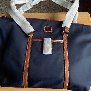 Dooney & Bourke an as/leather 2 handle satchel
